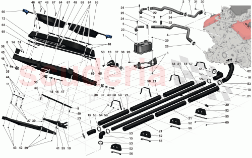 Part Diagram for Ferrari 302296