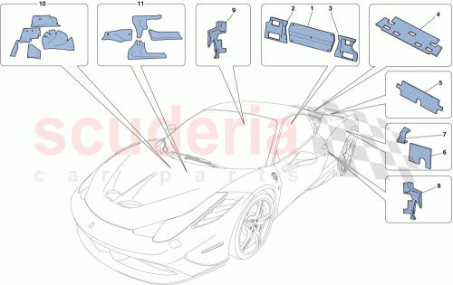 Part Diagram for Ferrari 85647700