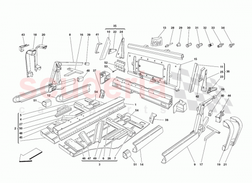 Part Diagram for Ferrari 64811111