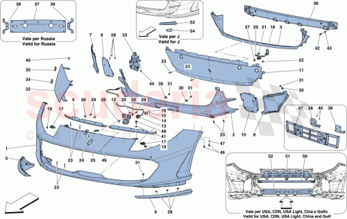 Part Diagram for Ferrari 87327900