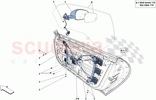Part Diagram for Ferrari 83420110