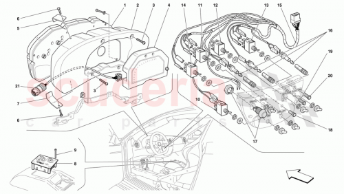 Part Diagram for Ferrari 182855