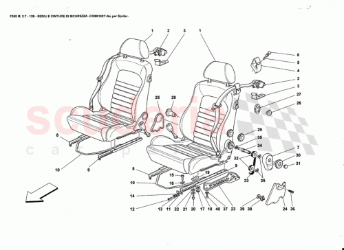 Part Diagram for Ferrari 643405