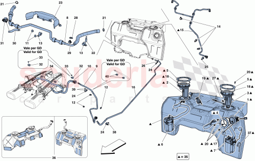Part Diagram for Ferrari 273540