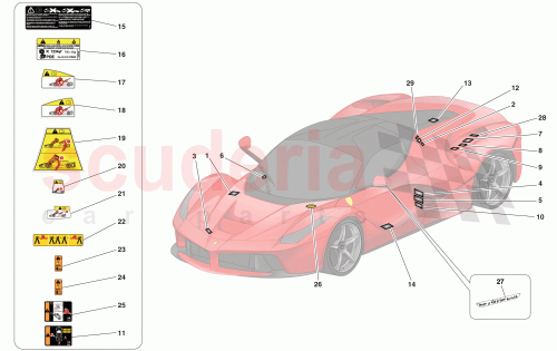 Part Diagram for Ferrari 308905