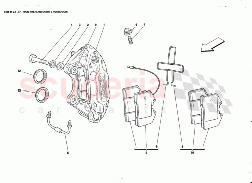 Part Diagram for Ferrari 169827