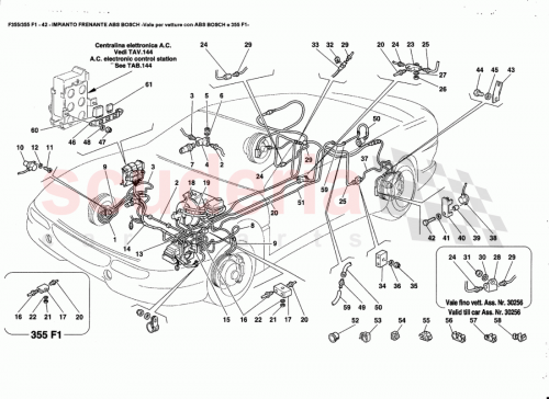Part Diagram for Ferrari 174523