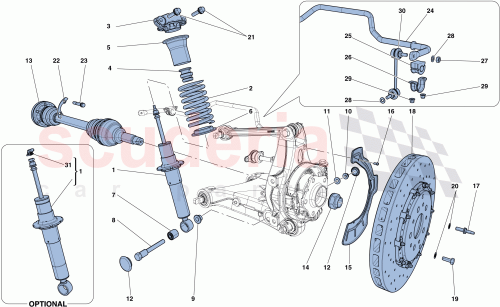 Part Diagram for Ferrari 226650