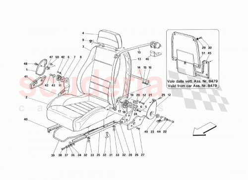 Part Diagram for Ferrari 63314300