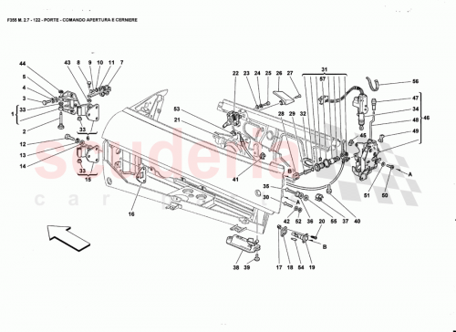 Part Diagram for Ferrari 64379300