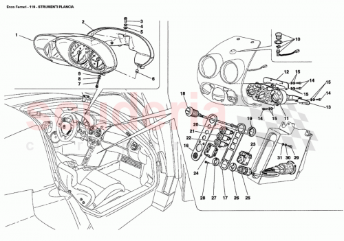 Part Diagram for Ferrari 65520500
