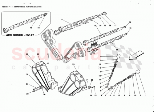 Part Diagram for Ferrari 171447