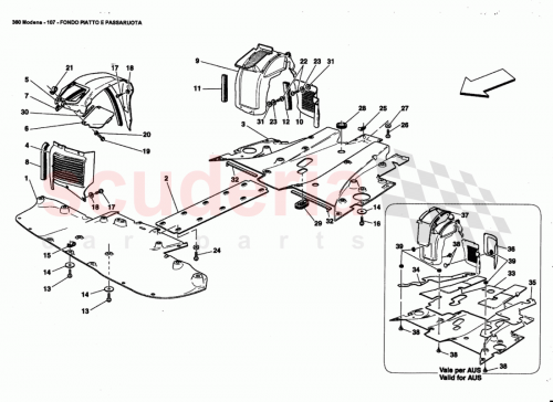 Part Diagram for Ferrari 65512200