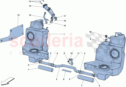Part Diagram for Ferrari 311464