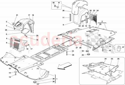 Part Diagram for Ferrari 80494600
