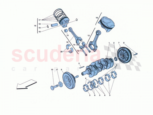 Part Diagram for Ferrari 256341
