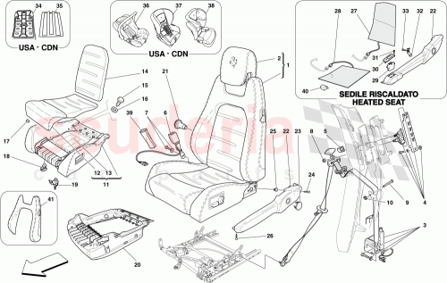 Part Diagram for Ferrari 69194800