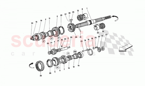 Part Diagram for Ferrari 156716