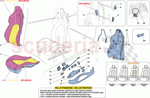 Part Diagram for Ferrari 86760200