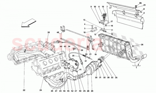 Part Diagram for Ferrari 157343