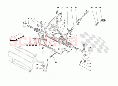 Part Diagram for Ferrari 175701