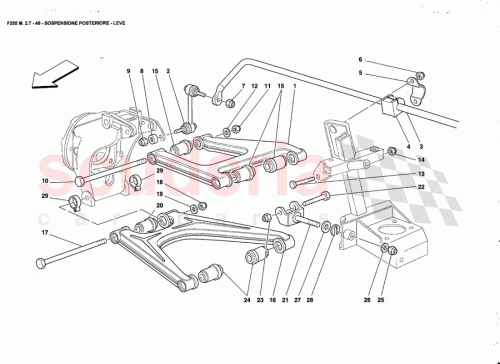 Part Diagram for Ferrari 121681