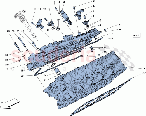 Part Diagram for Ferrari 320922
