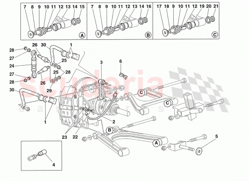 Part Diagram for Ferrari 169085