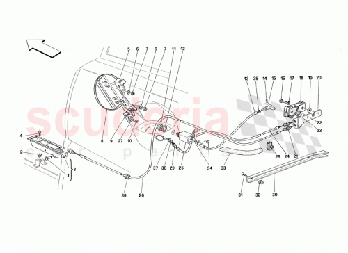 Part Diagram for Ferrari 11087675