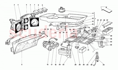Part Diagram for Ferrari 124082