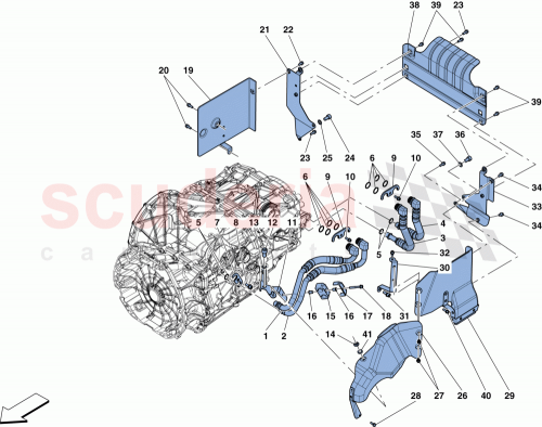 Part Diagram for Ferrari 14360024