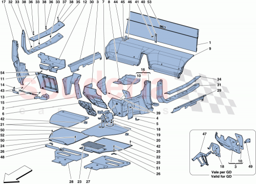 Part Diagram for Ferrari 84293400