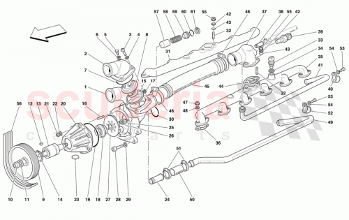 Part Diagram for Ferrari 160554