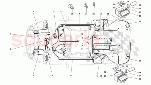 Part Diagram for Ferrari 164428