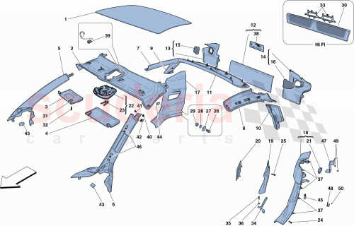 Part Diagram for Ferrari 83098900
