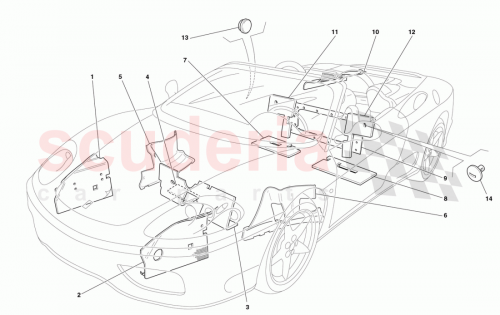 Part Diagram for Ferrari 65788500