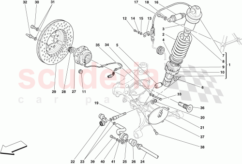 Part Diagram for Ferrari 240531