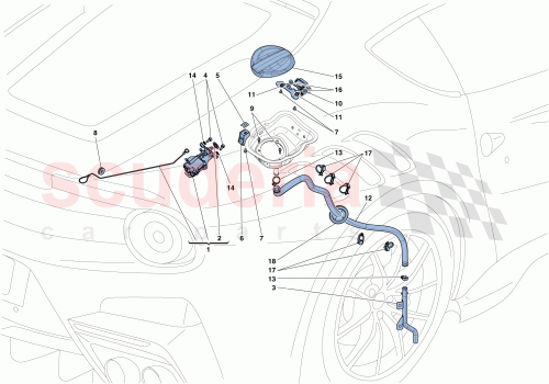 Part Diagram for Ferrari 81535200
