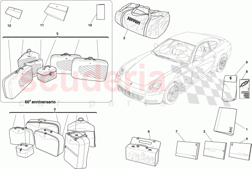Part Diagram for Ferrari 257178