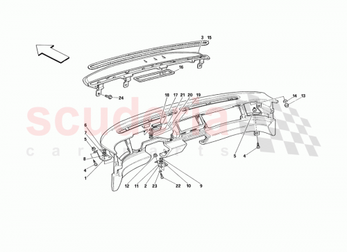 Part Diagram for Ferrari 62185800