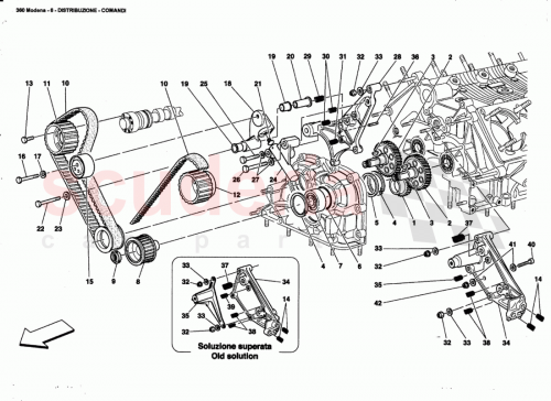 Part Diagram for Ferrari 157356