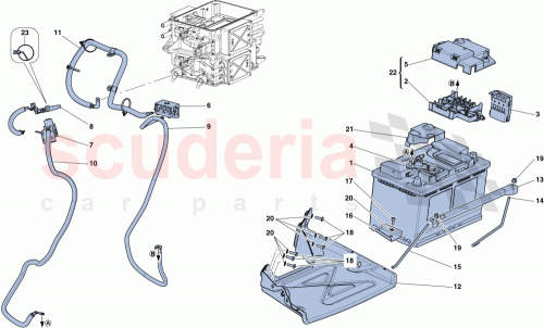 Part Diagram for Ferrari 86204900