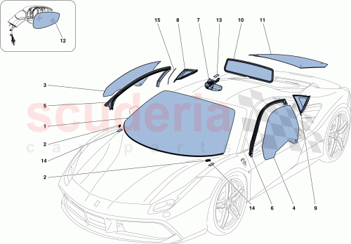 Part Diagram for Ferrari 81487500