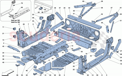 Part Diagram for Ferrari 314152