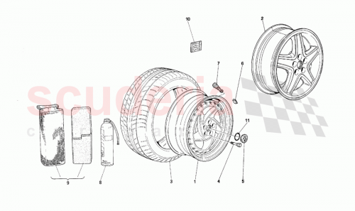 Part Diagram for Ferrari 161010