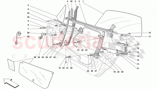 Part Diagram for Ferrari 64198500