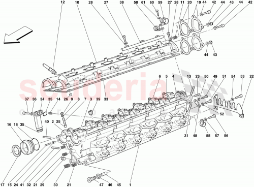 Part Diagram for Ferrari 196202