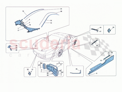 Part Diagram for Ferrari 82275412