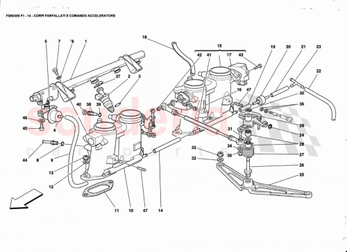 Part Diagram for Ferrari 176328