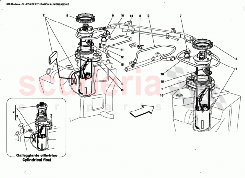 Part Diagram for Ferrari 183256